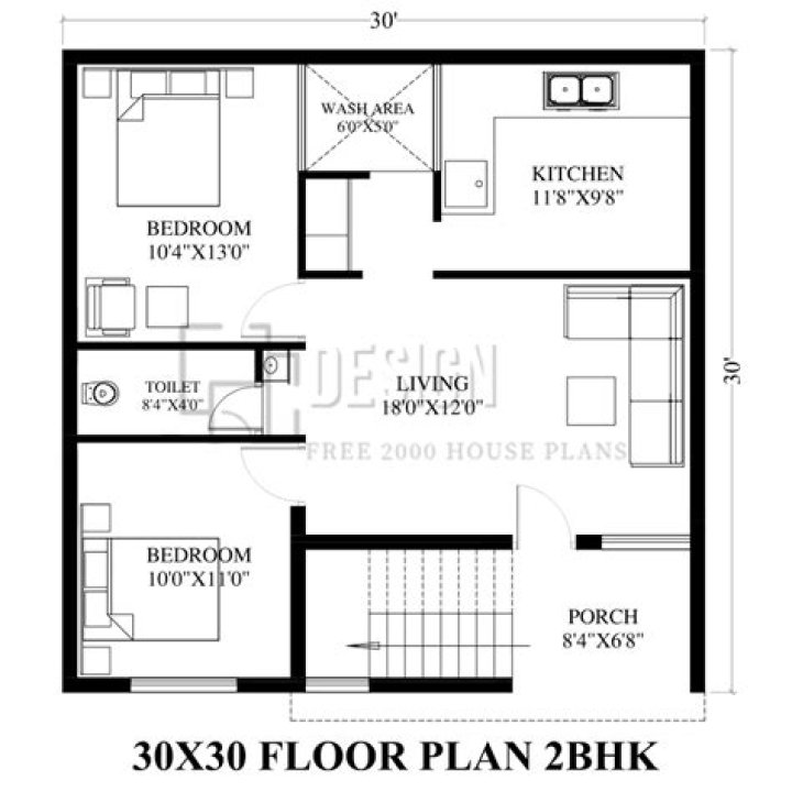 30x30 House Plans PDF: Affordable Small Home Designs