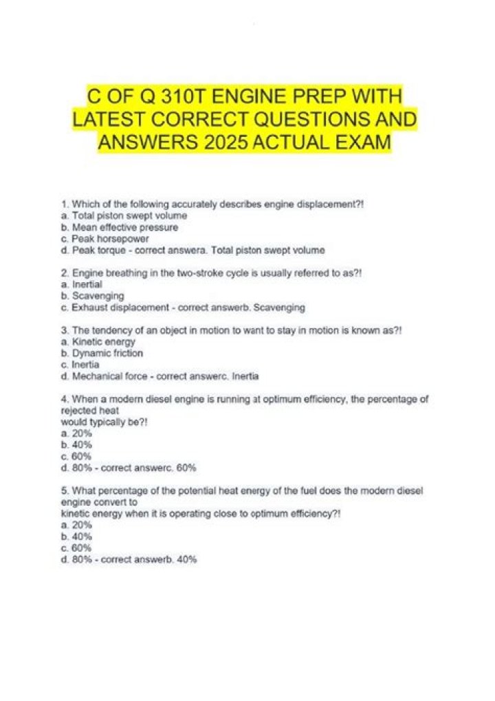 310T Exam Questions & Answers PDF – Expert Practice & Full Solutions