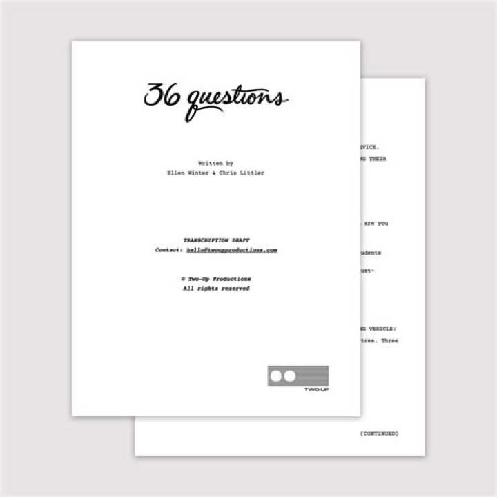 Download Free 36 Questions Sheet Music PDF