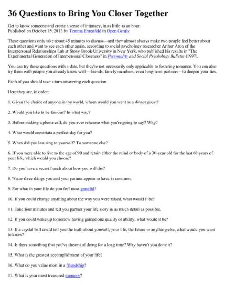 36 Questions to Deepen Your Connection PDF: Build Stronger Relationships
