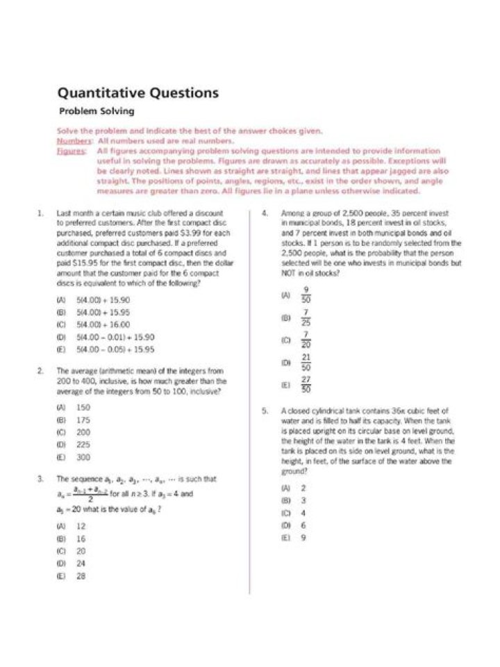 37 Quantitative GMAT Practice Questions PDF: Boost Your Quant Score