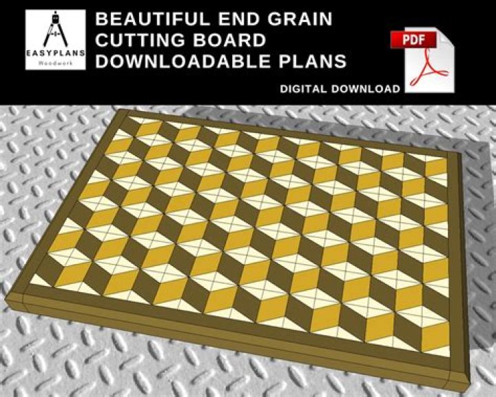 3D Cutting Board Plans PDF – Download Free Easy-to-Follow Designs