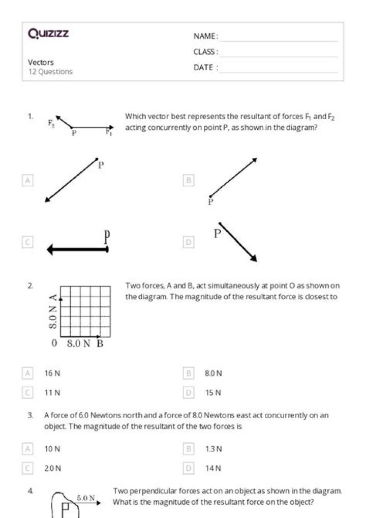 3D Vectors Questions and Answers PDF: Expert Study Guide