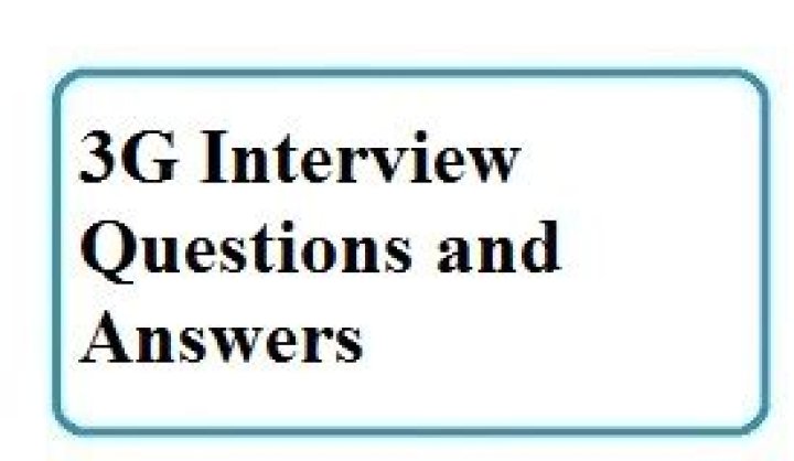 Top 3G Interview Questions and Answers PDF for Job Success