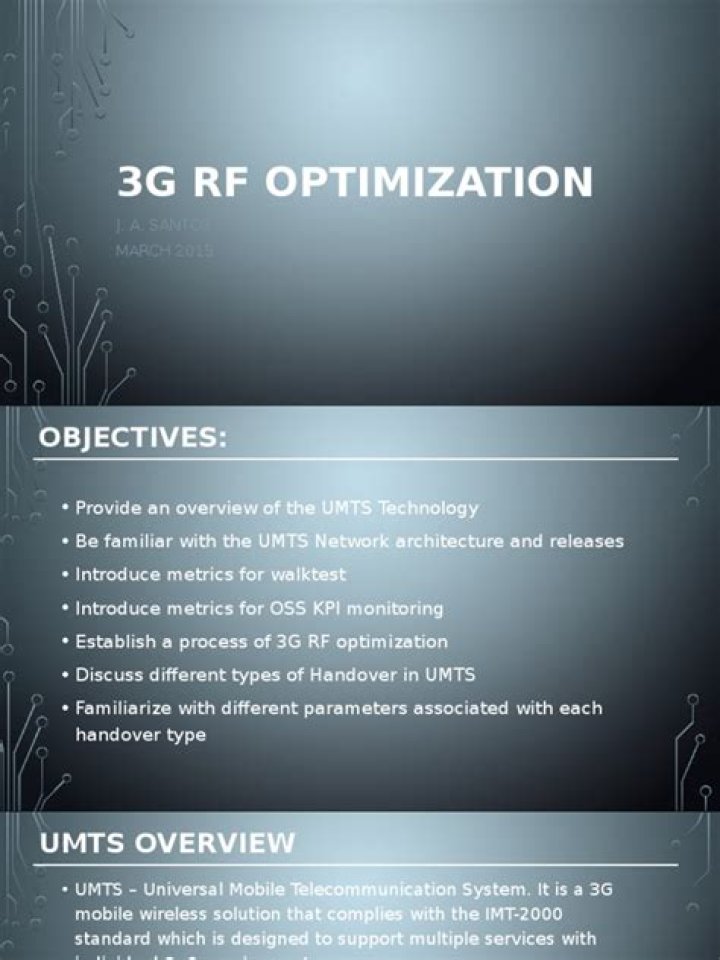 Top 3G RF Optimization Interview Questions & Answers PDF