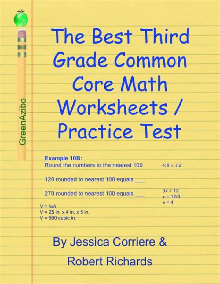 3rd Grade Common Core NY Math Practice Test PDF for Free Download