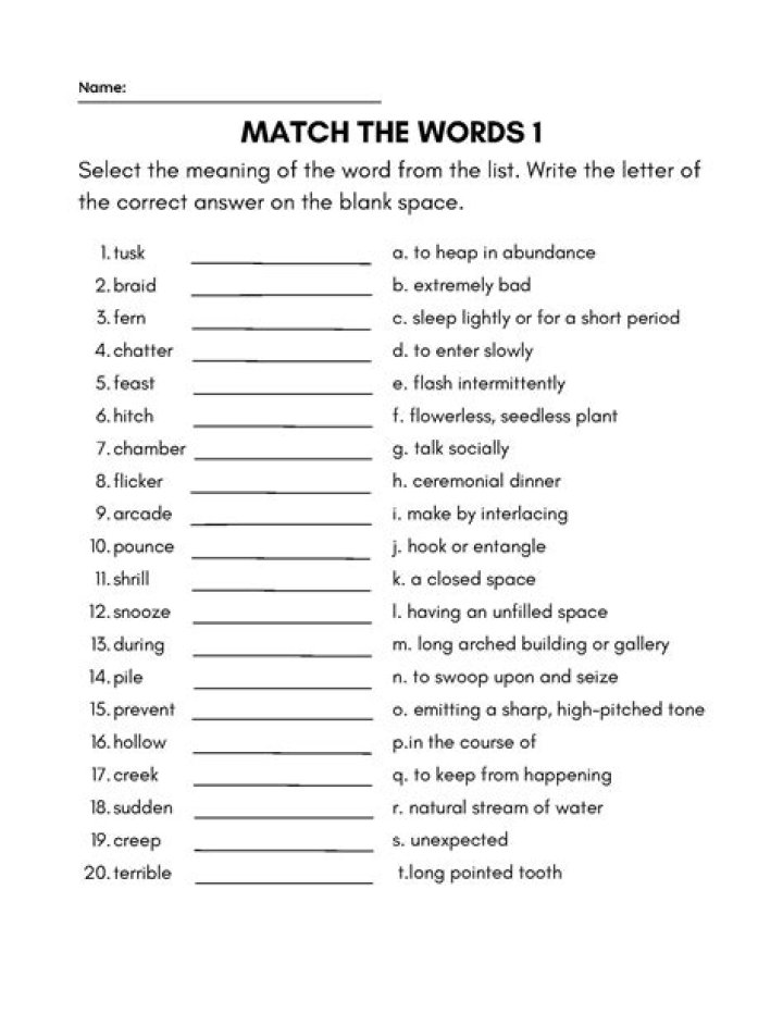 Free 3rd Grade English Worksheets PDF for Home & Classroom