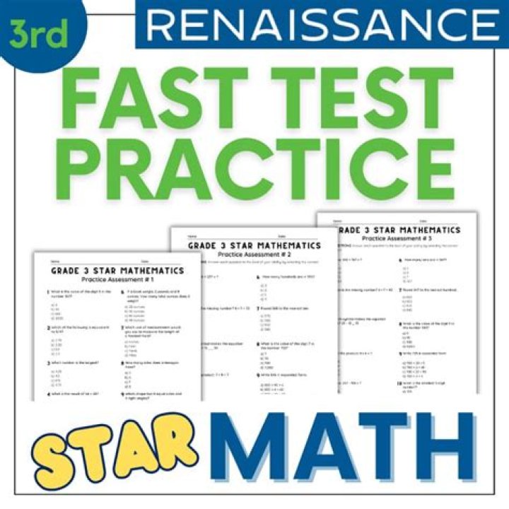 3rd Grade Fast Math Practice Test PDF – Instant Download