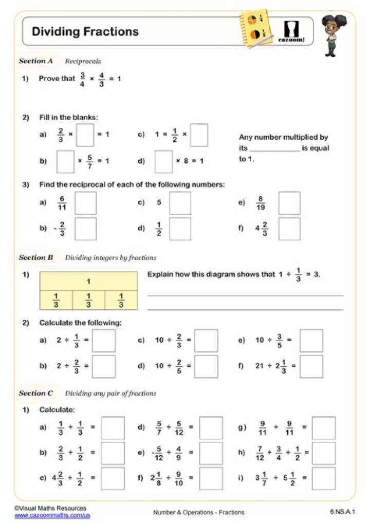 3rd Grade Fractions Test PDF – Free Download