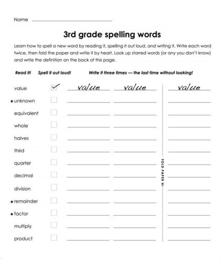 3rd Grade Language Arts Worksheets PDF – Printable & Free