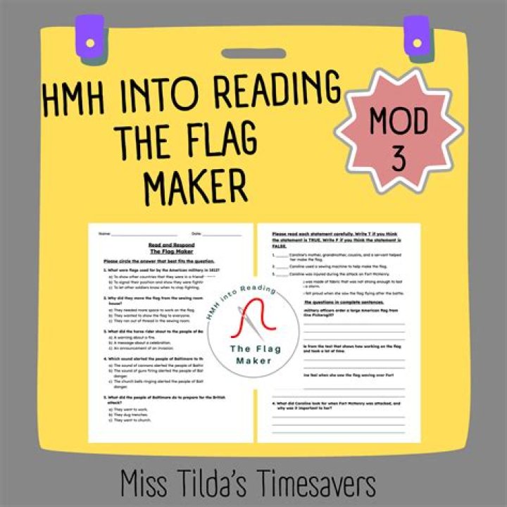 3rd Grade Questions for the Flag Maker Book PDF – Printable Worksheets
