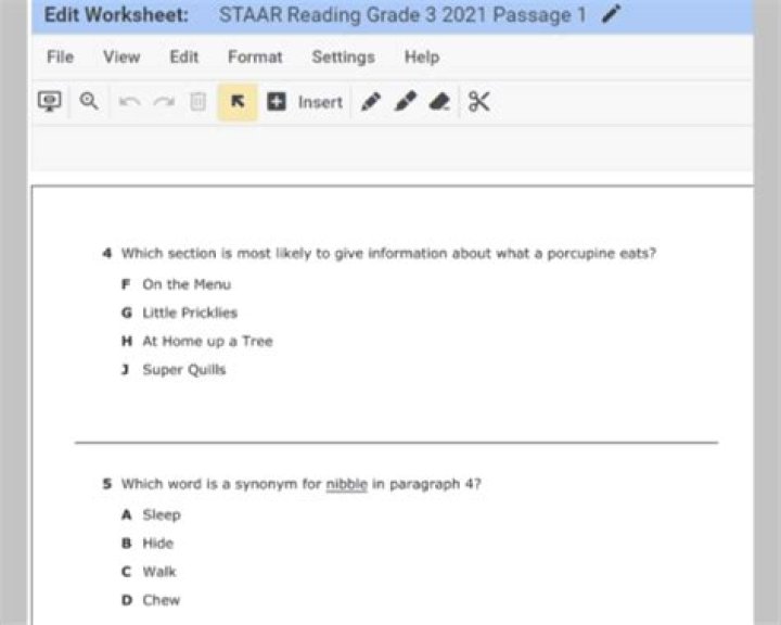 3rd Grade Reading STAAR Practice Test PDF with Sample Questions