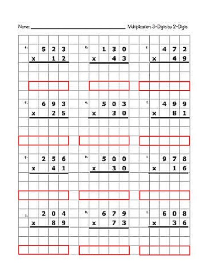 Free 3x2 Multiplication Worksheet PDF – Instant Download