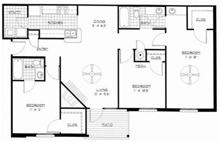 4 Bedroom House Plans PDF – Download Complete Floor Plans Today