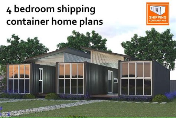 4 Bedroom Shipping Container Home Plans PDF for Affordable DIY Construction