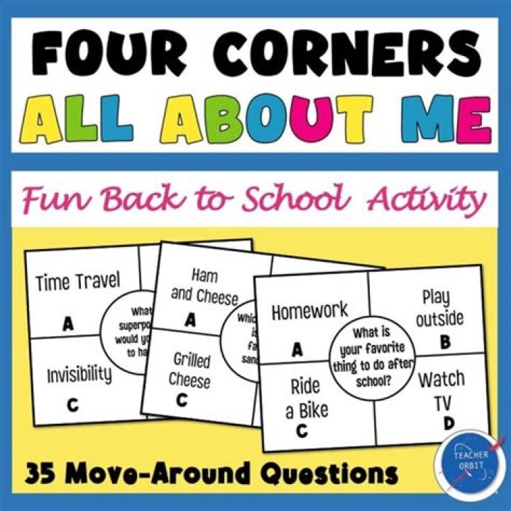 4 Corners Activity Questions PDF – Free Printable Quiz