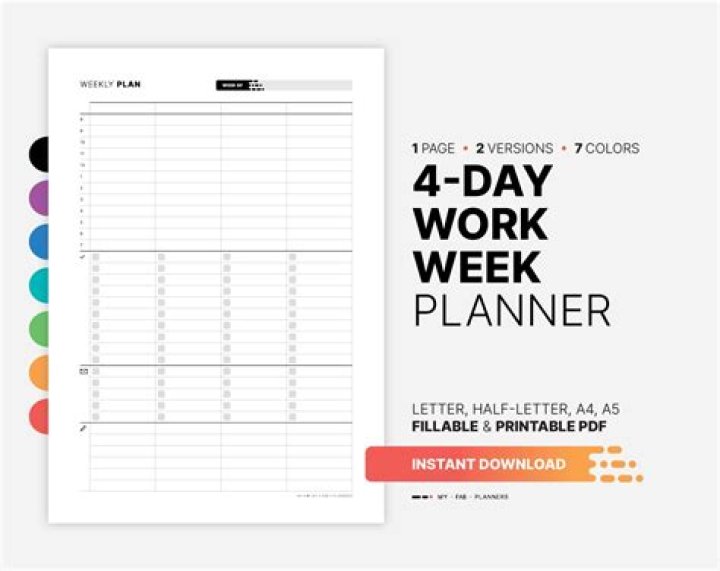 4 Hour Work Week Worksheets PDF for Productive Flexibility