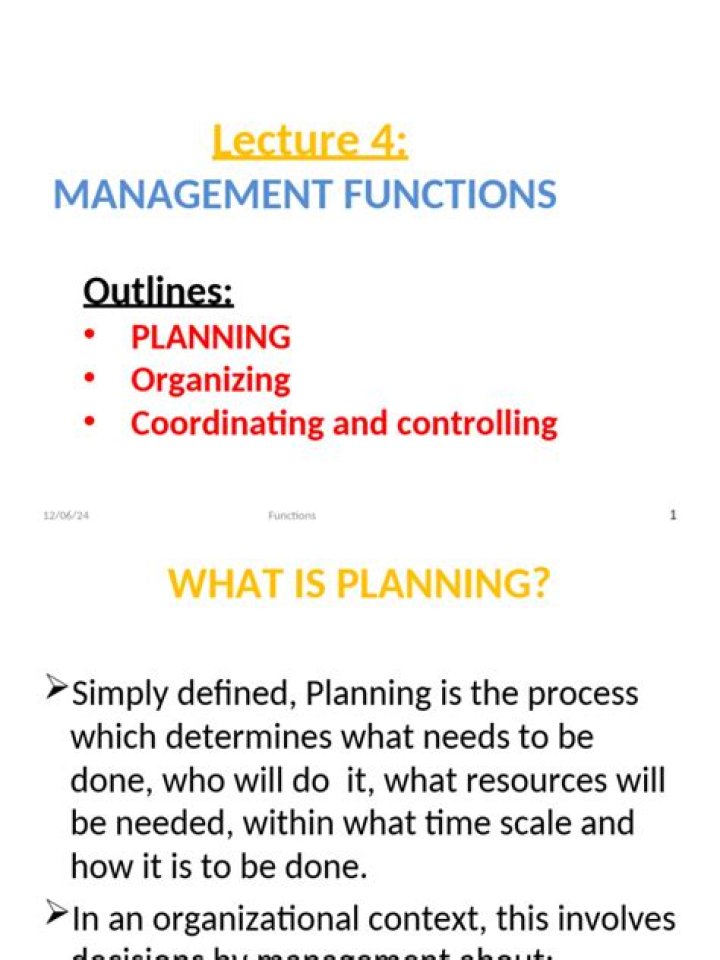 Master 4 Management Functions PDF for Effective Leadership