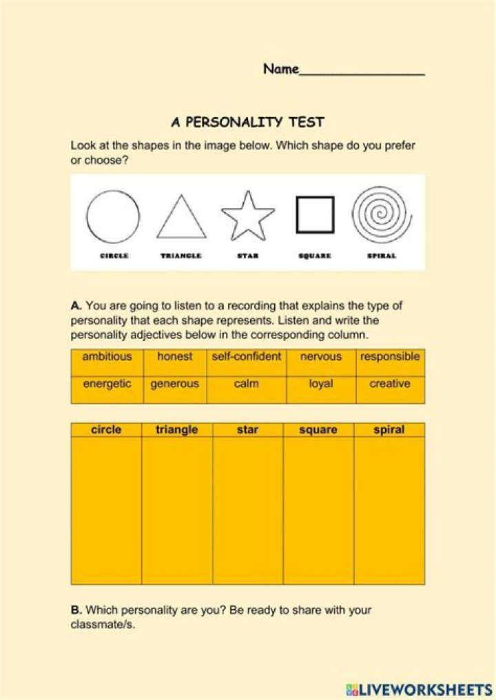 4 Shapes Personality Test PDF: Discover Your Core Traits
