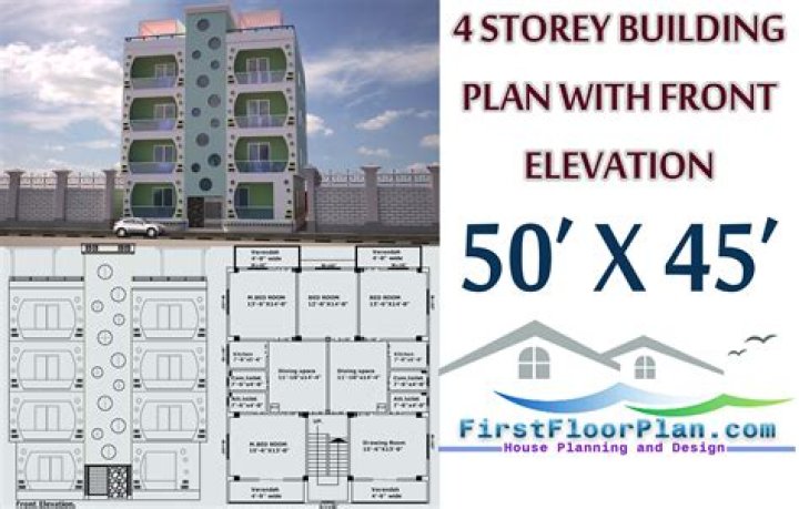 4-Storey Building Complete Plan PDF for Easy Construction