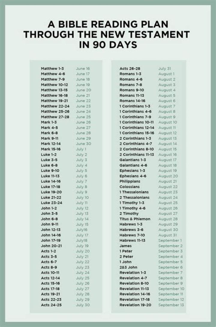 40-Day New Testament Reading Plan PDF – Daily Study Guide
