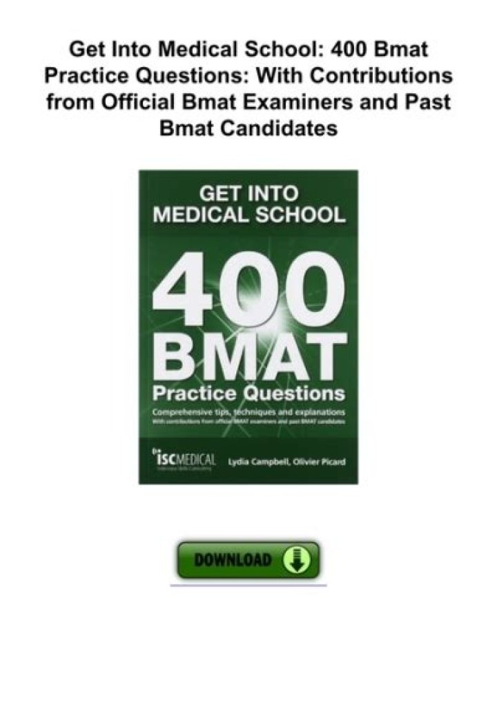 400 BMAT Practice Questions PDF Download – Instant Access