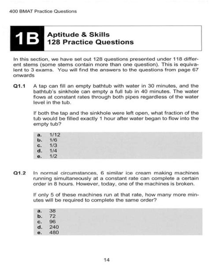 400 BMAT Practice Questions PDF Free – Instant Download