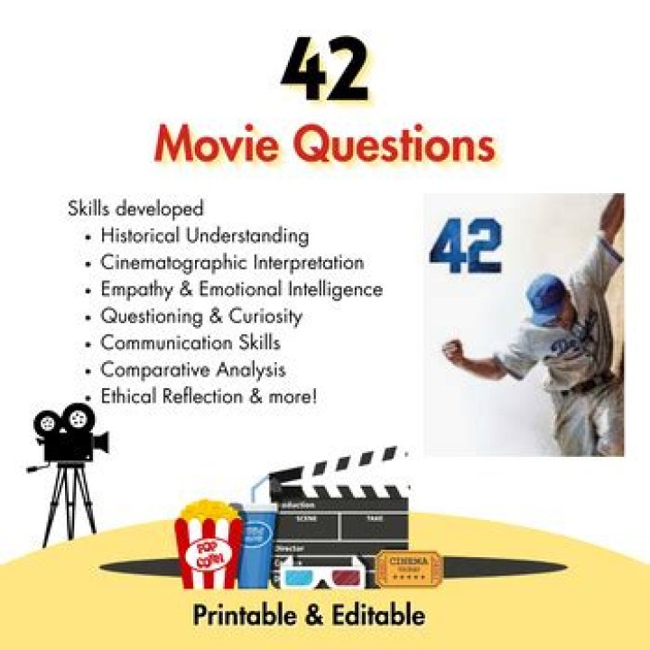 42 Movie Questions & Answers PDF: Expert Answers to Film Trivia