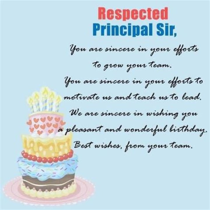 43 Meaningful Principal Birthday Wishes, Greetings & Images &raquo; Picsmine