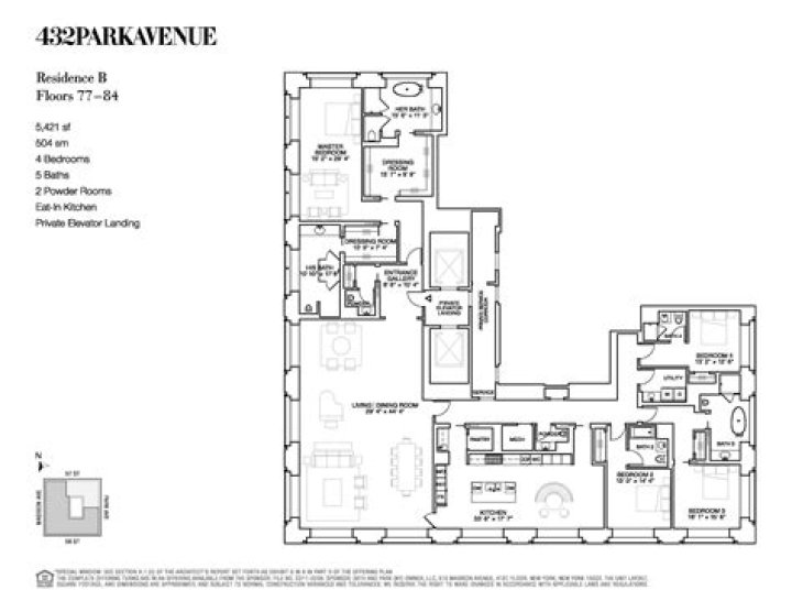 432 Park Avenue Floor Plan PDF Download – Complete Layout & Design