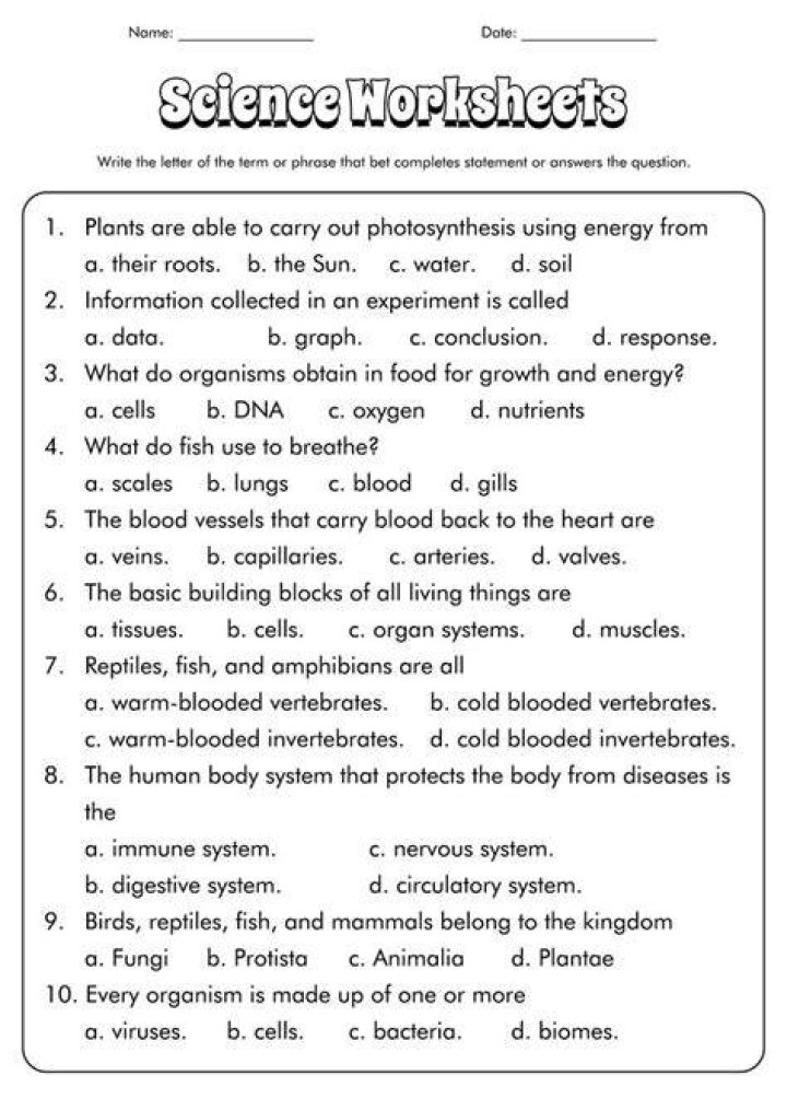 4th Grade Aims Science Practice Test PDF – Free Download