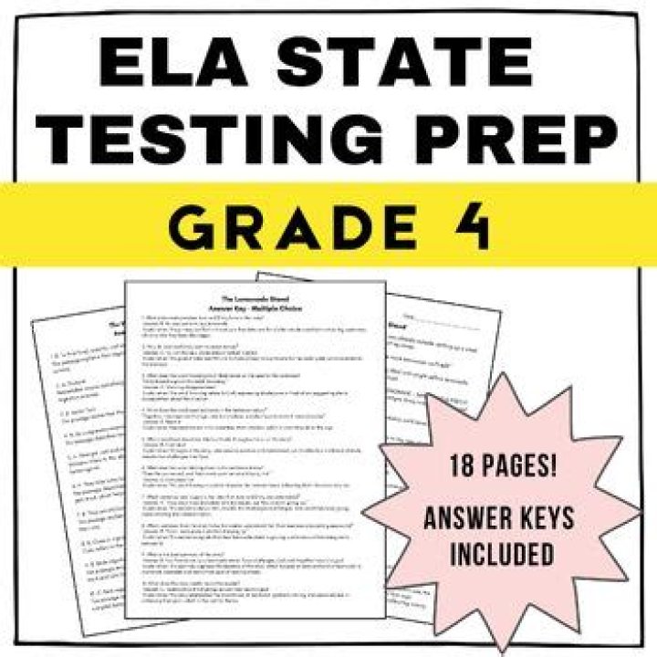 4th Grade ELA State Test Practice PDF – Free Sample