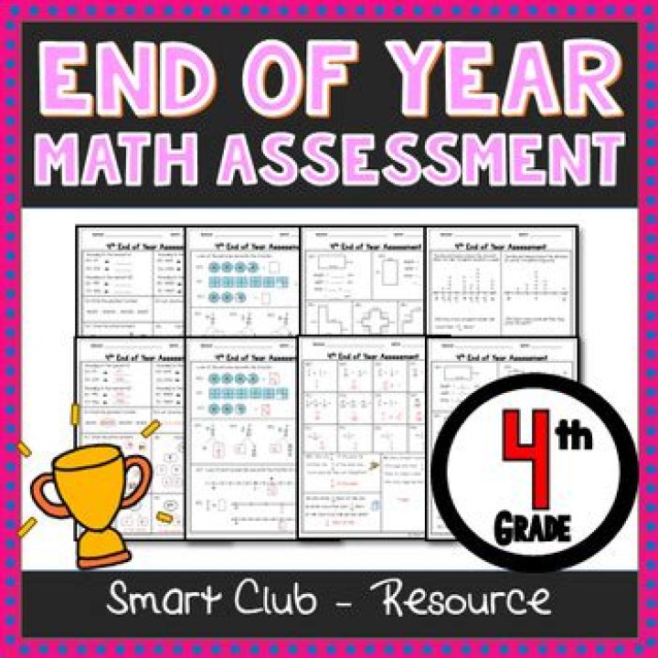 4th Grade End of Year Math Test PDF – Ready for Practice