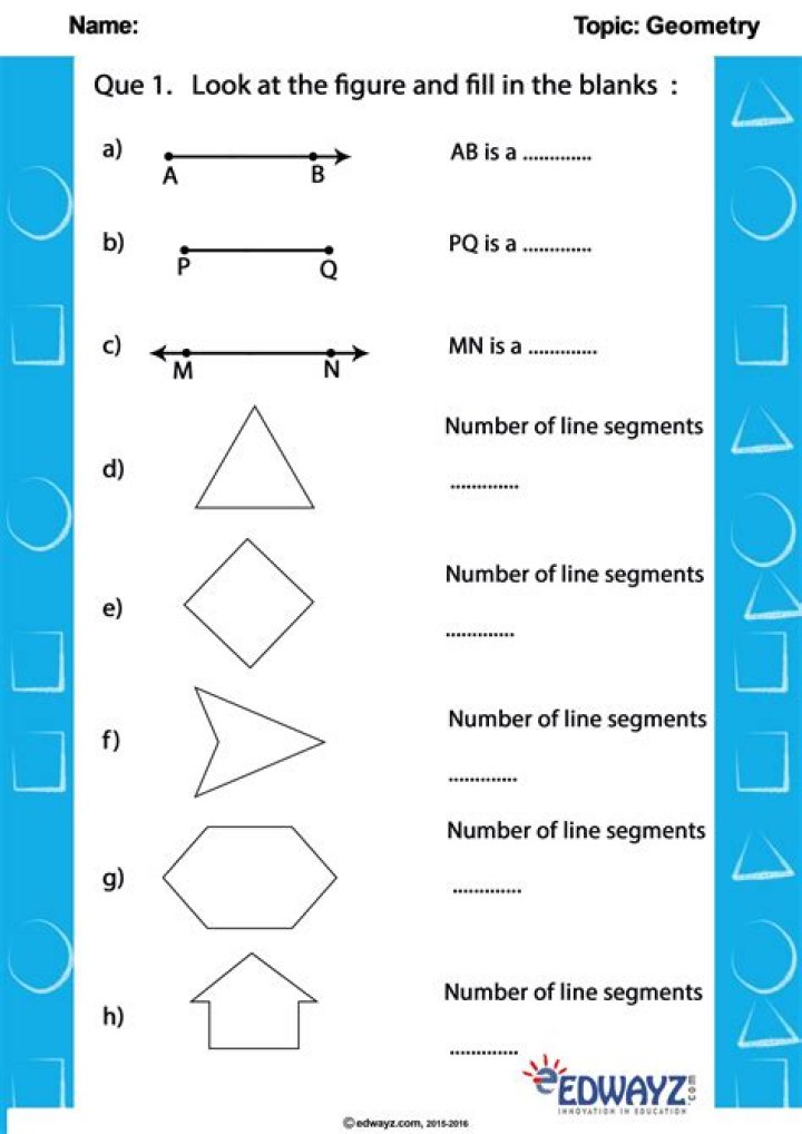 Free 4th Grade Geometry Worksheets PDF for Instant Download