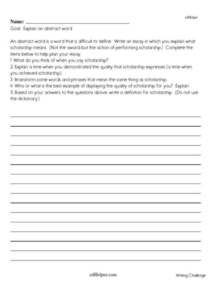 4th Grade Writing Prompts Worksheets PDF – Printable & Engaging