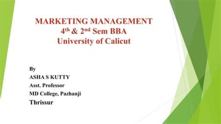 4th Semester BBA Marketing Management PDF: Complete Study Material & Notes