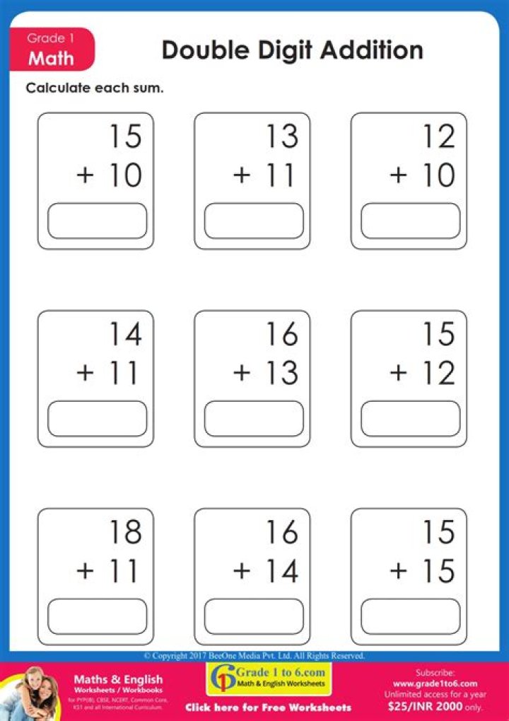 Free 4th Standard CBSE Maths Worksheets PDF for Instant Download