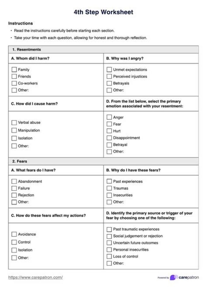 4th Step Inventory Questions PDF: Expert Checklist for Stock Accuracy