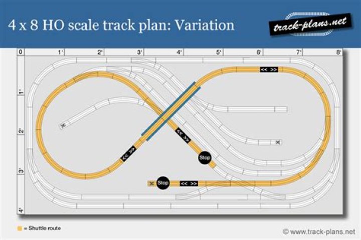 4x8 N Scale Track Plans PDF – Download Free Printable Layouts