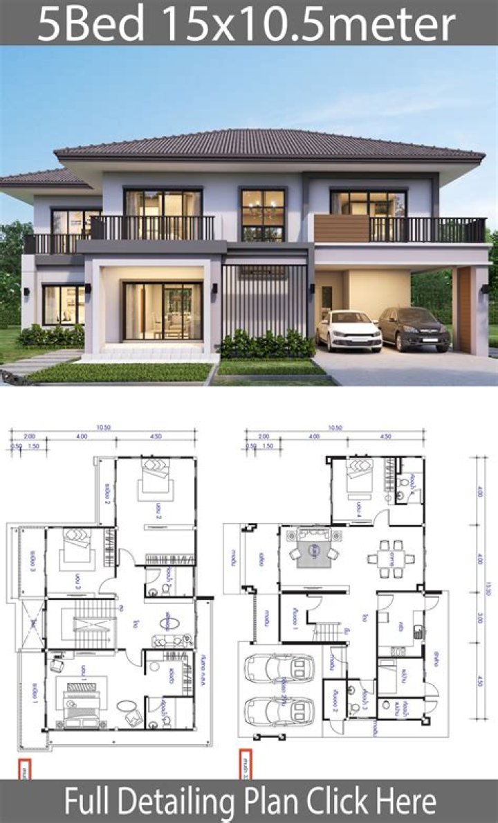 5 Bedroom House Plans PDF – Download Free Designs Today
