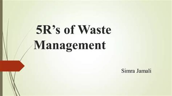 Master the 5 R's of Waste Management: Essential PDF Guide