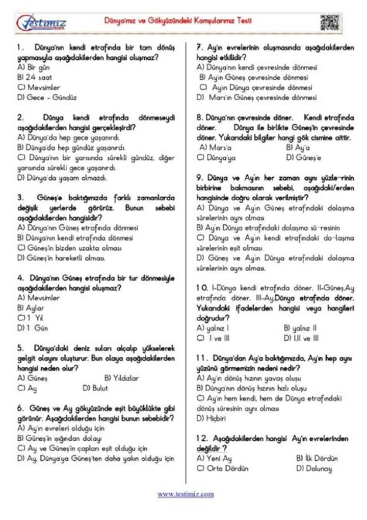 5. SÄ±nıf Kuvvet Test PDF: Official Training Exercise Results