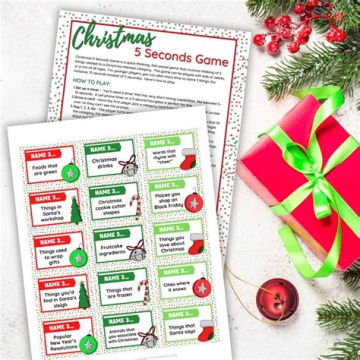 5 Second Rule Christmas Trivia Game – Instant Fun PDF