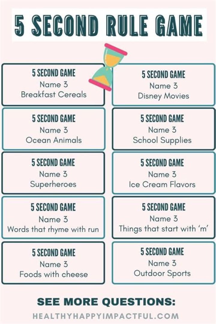 5 Seconds Game Questions PDF – Instant Fun & Quick Quiz