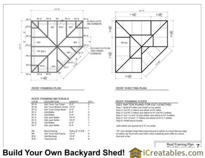 5-Sided Shed Plans PDF – Easy DIY Construction Guide