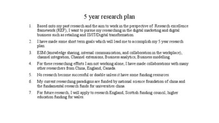 5-Year Research Plan PDF: Strategic Roadmap & Comprehensive Analysis