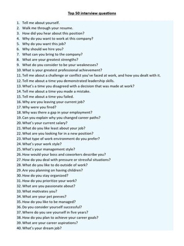 50 Essential Interview Questions and Perfect Scripted Answers PDF