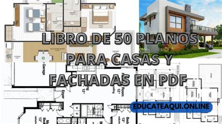 50 Planos de Casas Modernas em PDF: Design, Layout e Inspiração