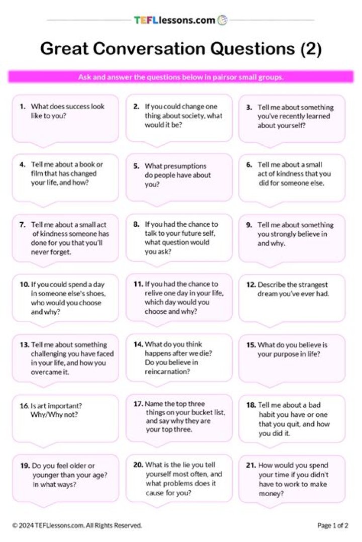 50 Insane Questions for Mind-Blowing Conversations PDF