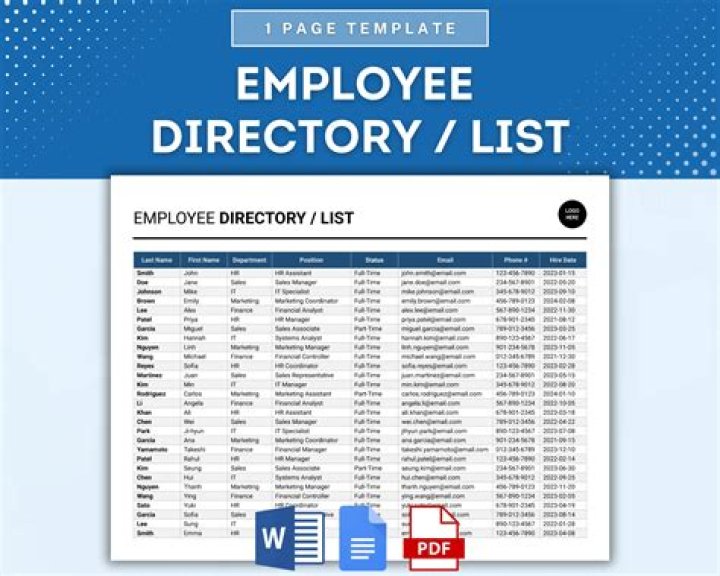 1950s Email List Directory PDF – Searchable Archive